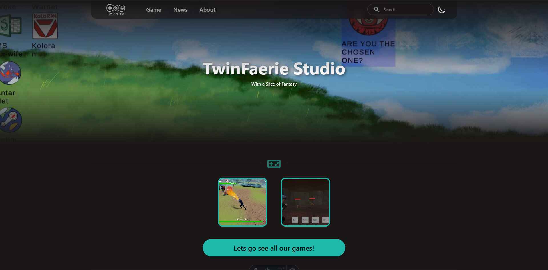 TwinFaerie Website Preview